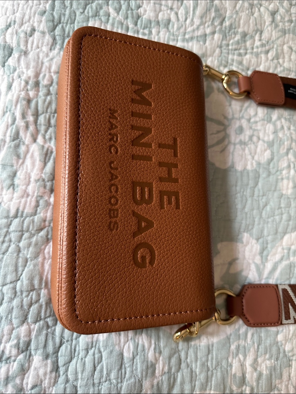 Marc Jacobs Mini Bag in Cognac Brown with Gold Hardware